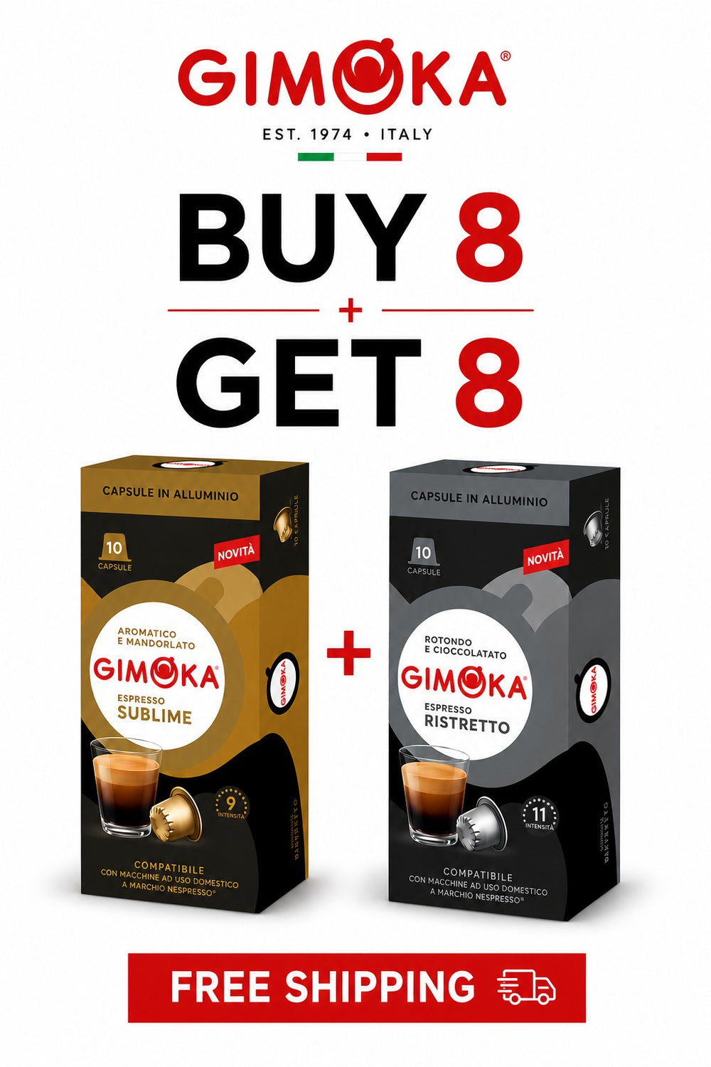 Nespresso BUY 8 GET 8