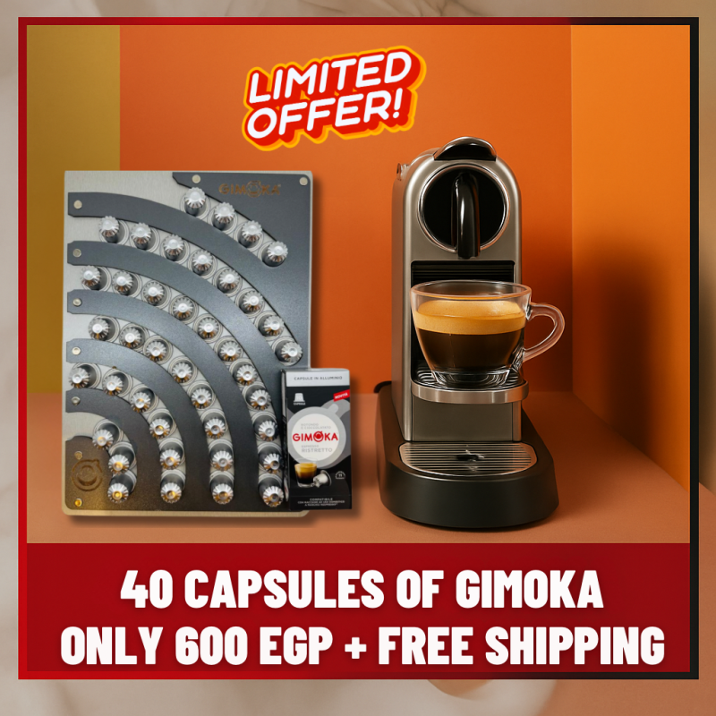 Gimoka Ristretto 40 Capsules + Stand Free